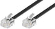 Goobay 50317 telefonkabel 3 m Sort
