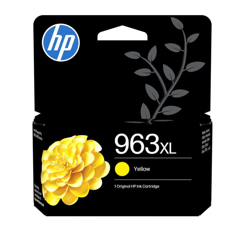 HP 963XL Original Ink-blækpatron med høj kapacitet, gul