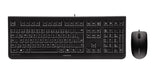 CHERRY DC 2000 tastatur Mus inkluderet Universel USB AZERTY Belgisk Sort