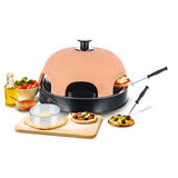 Emerio PO-115984 pizza fremstiller & ovn 6 pizza(er) 1200 W Sort, Orange