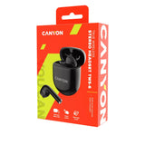 Canyon CNS-TWS6B hovedtelefoner/headset True Wireless Stereo (TWS) I ørerne Opkald/Musik/Sport/Hverdag Bluetooth Sort