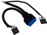 Inter-Tech CI-01 kortlæser USB 3.2 Gen 1 (3.1 Gen 1) Intern Sort