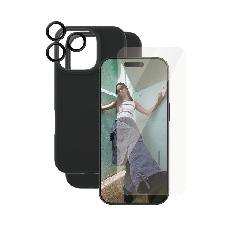 PanzerGlass CARE™ by ® 3-i-1 Pakke iPhone 16 Pro