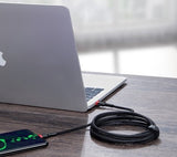 Baseus CATKLF-AL91 USB-kabel 2 m USB C 100 W Sort