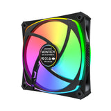 Montech RX120 PRO Computerkabinet Ventilator 12 cm Hvid 1 stk