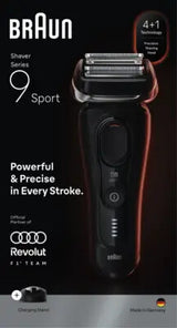 Braun Series 9 Sport 9110s Folie shaver Sort