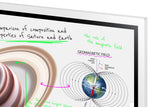 Samsung WM55B Interaktivt whiteboard 139,7 cm (55") 3840 x 2160 pixel Berøringsskærm Grå, Hvid
