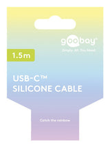 Goobay 77745 USB-kabel USB 2.0 1,5 m USB C 0,48 Gbit/sek. 60 W Lilla