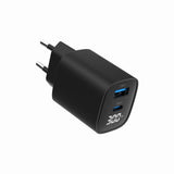 Gembird TA-UC-PDQC30LCD-BK-01 oplader til mobil enhed Smartphone, SmartWatch, Tablet Sort Vekselstrøm Hurtig opladning Indendørs