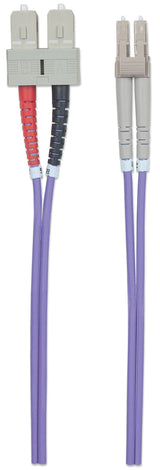 Intellinet 750929 InfiniBand og fiberoptisk kabel 2 m LC SC Violet