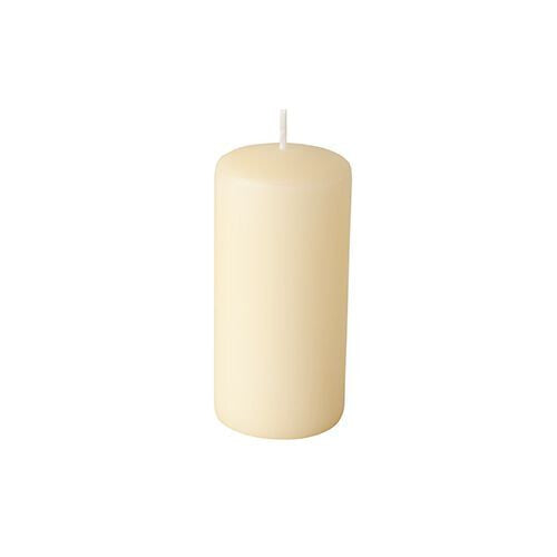 Papstar 17981 vokslys Cylinder Cremefarvet 8 stk