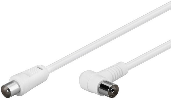 Goobay 67360 koaxial kabel 2,5 m IEC Hvid