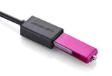 Ugreen 10396 USB-kabel USB 2.0 0,12 m USB A Micro-USB B 0,48 Gbit/sek. Sort