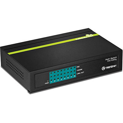 Trendnet TPE-TG80G netværksswitch Ikke administreret Strøm over Ethernet (PoE) Sort