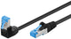 Goobay 51557 netværkskabel Sort, Blå 1 m Cat6a S/FTP (S-STP)