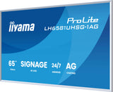 iiyama LH6581UHSG-1AG skilte display Digital fladpaneldisplay 163,8 cm (64.5") Wi-Fi 500 cd/m² 4K Ultra HD Hvid Indbygget processer Android 24/7