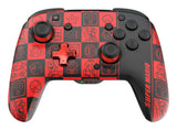 PDP REMATCH GLOW Sort, Grøn, Rød Gamepad Analog/digital Nintendo Switch, Nintendo Switch OLED