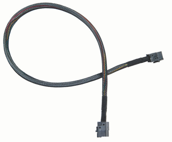 Microchip Technology 2282100-R Serial Attached SCSI (SAS)-kabel 1 m 6 Gbit/sek. Sort