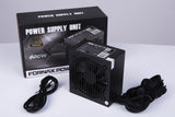 Gembird CCC-PSU80P-BBP-600 enhed til strømforsyning 600 W 24-pin ATX ATX Sort