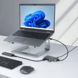 StarTech.com 5G4AB-USB-A-HUB interface hub USB 3.2 Gen 1 (3.1 Gen 1) Type-A 5000 Mbit/s Grå