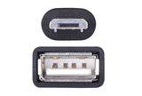 Ugreen 10396 USB-kabel USB 2.0 0,12 m USB A Micro-USB B 0,48 Gbit/sek. Sort