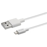 Savio CL-192 USB-kabel USB 2.0 1 m USB A 480 Gbit/sek. Hvid