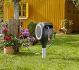 Gardena RollUp Stående rulle Automatisk Sort, Grå