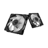 ASUS TUF Gaming TR120 ARGB Reverse Fan - Triple Pack Computerkabinet Ventilator 12 cm Sort