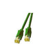EFB Elektronik 1m, RJ45 netværkskabel Grøn Cat6a