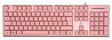 Deltaco Gaming PK75 RGB-tastatur, 105 taster, tysk layout, membrankontakt, USB