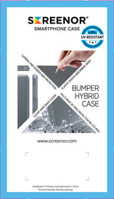 Screenor BUMPER mobiltelefon etui 15,5 cm (6.1") Cover Transparent