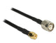 DeLOCK 89505 koaxial kabel CFD200 5 m TNC SMA Sort