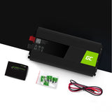 Green Cell INV12 strømadapter og vekselret Automatisk 3000 W Sort