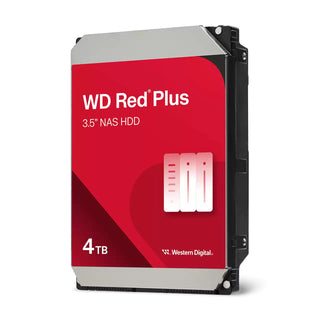 Western Digital Red Plus WD40EFZZ harddisk 4 TB 5400 rpm 128 MB 3.5" Serial ATA III
