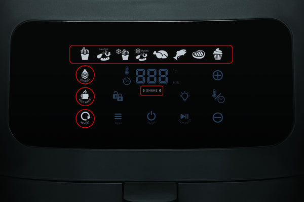 Fritel SnackTastic ST 7520 Enkelt 6 L Enkeltstående 1500 W Varmluftsteger Sort