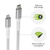 dbramante1928 re-charge - BRD Kabel - 1.2m USB-C til Lightning - W