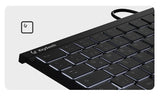 KeySonic KSK-5011ELC (DE) tastatur Hjem USB QWERTZ Tysk Sort