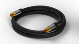Goobay 70378 koaxial kabel 3 m Sort
