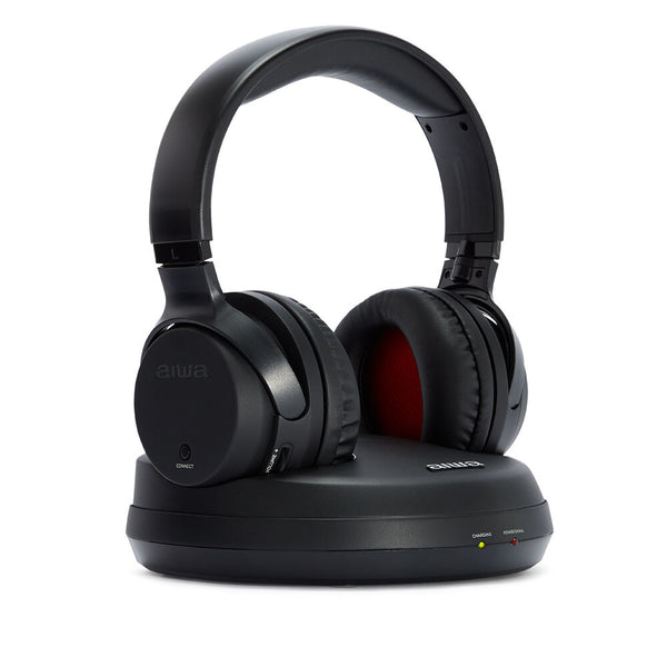 Aiwa WHF-930D hovedtelefoner/headset Trådløs TV Sort