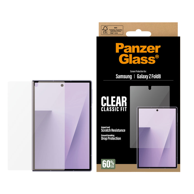 PanzerGlass ® Sub Skærmbeskyttelse Samsung Galaxy Z Fold8 | Classic Fit