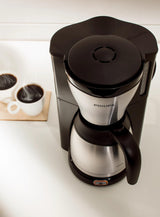 Philips Café Gaia Collection Kaffemaskine i metal med termokande