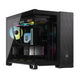 Corsair CC-9011287-WW computeretui Midi Tower Aluminium, Sort
