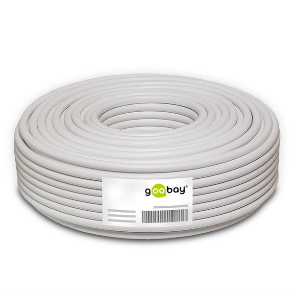 Goobay 67102 koaxial kabel 250 m Nej Hvid