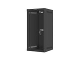 Lanberg WF10-2312-10B stativ 12U Vægmonteret stativ Sort