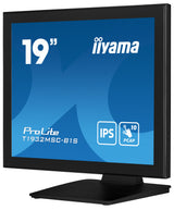iiyama ProLite T1932MSC-B1S computerskærm 48,3 cm (19") 1280 x 1024 pixel Fuld HD LED Berøringsskærm Bordplade Sort