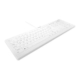 Contour Design Active Key AK-C8112 tastatur Medicinsk USB QWERTZ Tysk Hvid