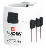 Skross 1.103165 strømstik adapter Universel Hvid