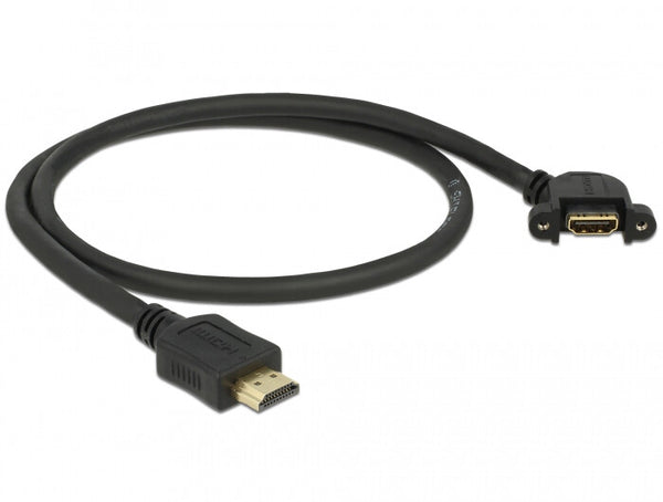 DeLOCK 85467 HDMI-kabel 0,5 m HDMI Type A (Standard) Sort