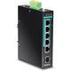 Trendnet TI-PG541 netværksswitch Ikke administreret L2 Gigabit Ethernet (10/100/1000) Strøm over Ethernet (PoE) Sort