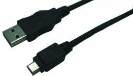 LogiLink CU0014 USB-kabel USB 2.0 1,8 m USB A Mini-USB B 0,48 Gbit/sek. Sort